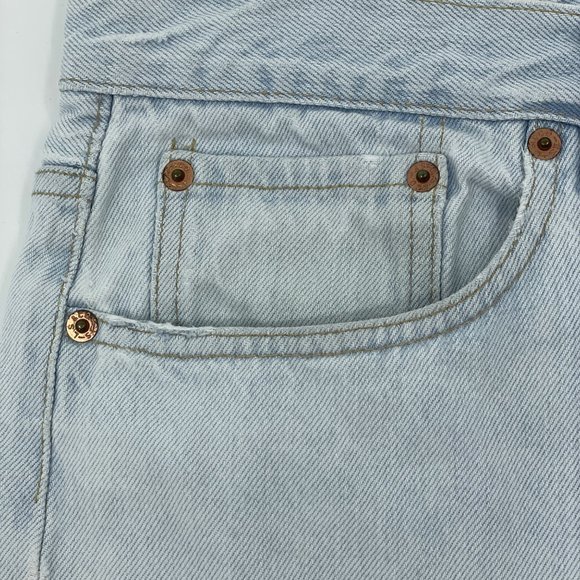 Mens Levi's 501 Button Fly High Rise Shorts - Picture 7 of 14